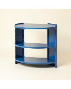 Hill Edge Desktop Shelving Unit - Blue (synthetic illustration; no displayed measurements)
