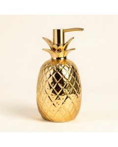 Della Gilded Pineapple Soap Dispenser (synthetic illustration; no displayed measurements)