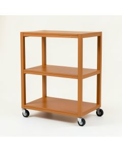 Ridge Dale Empty Rolling Workshop Cart - Terracotta (synthetic illustration; no displayed measurements)