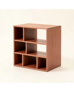 Oak Canyon Desktop Shelving Unit - Terracotta (synthetic illustration; no displayed measurements)