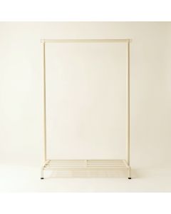Juniper Bend Empty Garment Rack - Ivory (synthetic illustration; no displayed measurements)