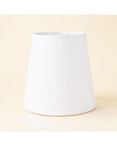 Mnm 15.7 '' H X 20.9 '' W Linen Novelty Lamp Shade ( Screw On ) In White (synthetic illustration; no displayed measurements)