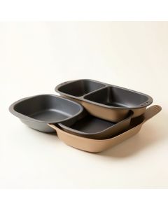 Euro-Ware 5 Piece Non-Stick Bakeware Set (synthetic illustration; no displayed measurements)