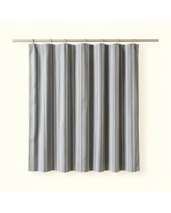 Briar Canyon Shower Curtain Hanging Flat From A Plain Rod - Gray (synthetic illustration; no displayed measurements)