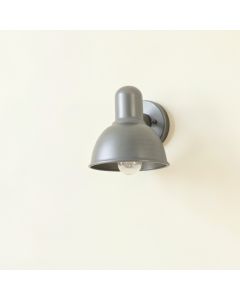 Shore Crest Wall Sconce Mounted On A Plain Wall - Gray (synthetic illustration; no displayed measurements)
