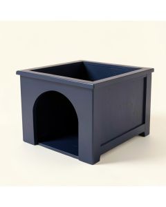 Brook Crest Empty Furniture-Style Litter Enclosure - Navy (synthetic illustration; no displayed measurements)