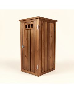 3 Ft. W X 2 Ft. D Wooden Vertical Tool Shed (synthetic illustration; no displayed measurements)