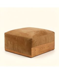 Malinda 15 '' Wide Velvet Heart Pouf Ottoman (synthetic illustration; no displayed measurements)