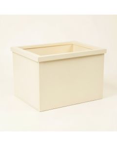 Sage Dale Closed Outdoor Storage Box - Cream (synthetic illustration; no displayed measurements)