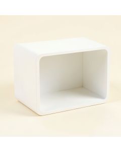 Maple Bend Low Toy Storage Unit - White (synthetic illustration; no displayed measurements)