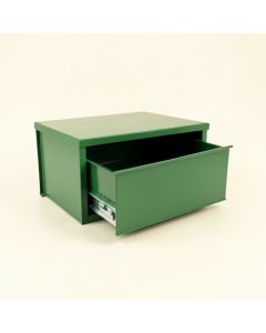 Cove Crossing Small-Parts Storage Drawer Cabinet - Green (synthetic illustration; no displayed measurements)