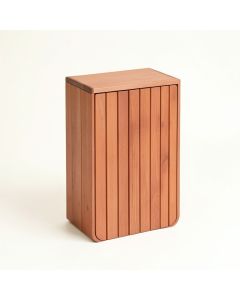 Field Dale Narrow Outdoor Storage Bench - Terracotta (synthetic illustration; no displayed measurements)