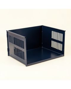 Dawn Falls Empty Furniture-Style Pet Crate - Navy (synthetic illustration; no displayed measurements)