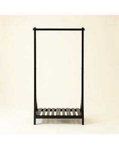 Vale Bridge Empty Garment Rack - Black (synthetic illustration; no displayed measurements)