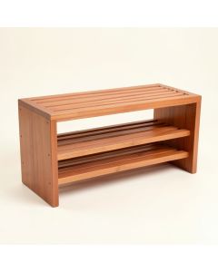 Juniper Dell Shoe Storage Bench - Terracotta (synthetic illustration; no displayed measurements)