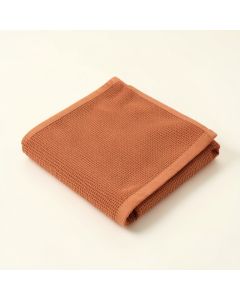 Maple Branch Bath Towel - Terracotta (synthetic illustration; no displayed measurements)