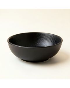 Slate Crest Dining Bowl - Black (synthetic illustration; no displayed measurements)