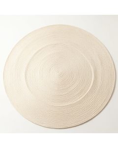 Ash Canyon Round Area Rug - Cream (synthetic illustration; no displayed measurements)