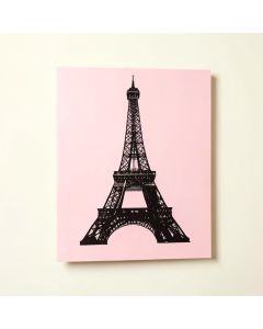 Paris By Sweet Jojo Designs Paper Print ( Set Of 4 ) (synthetic illustration; no displayed measurements)
