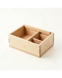 Slate Arc Empty Coffee-Station Organizer - Beige (synthetic illustration; no displayed measurements)