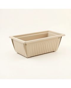 Lake Dale Empty Railing Planter With Integral Brackets - Beige (synthetic illustration; no displayed measurements)