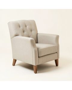 Parmelee 33 '' Wide Tufted Linen Club Chair (synthetic illustration; no displayed measurements)