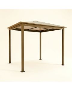 Naxos Modern Attached 10 Ft. W X 10 Ft. D Vinyl Pergola (synthetic illustration; no displayed measurements)