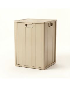 Vale Crest Closed Outdoor Storage Box - Beige (synthetic illustration; no displayed measurements)