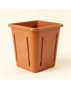Reed Arc Closed Garden Compost Bin - Terracotta (synthetic illustration; no displayed measurements)
