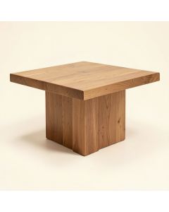 Pegues Solid Wood Block Coffee Table (synthetic illustration; no displayed measurements)