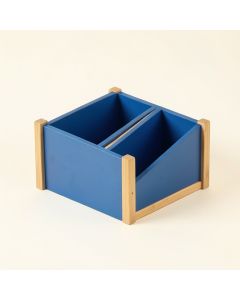 Ash Bridge Low Toy Storage Unit - Blue (synthetic illustration; no displayed measurements)