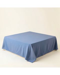 Clay Canyon Flat Bed Sheet - Blue (synthetic illustration; no displayed measurements)