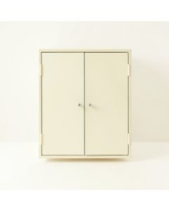 Maple Bend Wall-Mounted Laundry Cabinet - Cream (synthetic illustration; no displayed measurements)