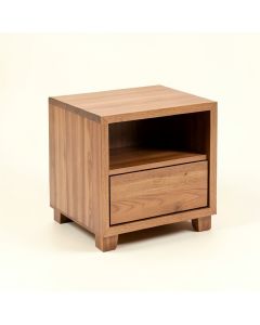 Shreffler Solid Wood End Table With Storage (synthetic illustration; no displayed measurements)