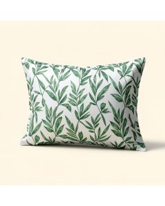 Botanical Leaf Body Floral Pillow Case (synthetic illustration; no displayed measurements)