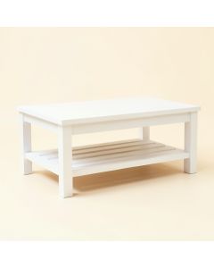 Aspen Crest Coffee Table - White (synthetic illustration; no displayed measurements)