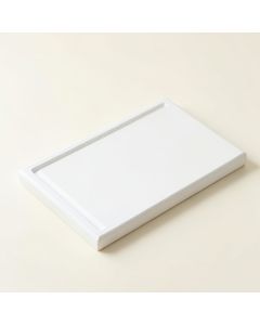 Aspen Branch Cutting Board - White (synthetic illustration; no displayed measurements)