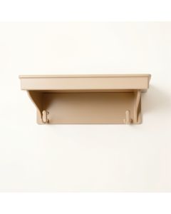 Meadow Crest Wall-Mounted Entryway Organizer Shelf - Beige (synthetic illustration; no displayed measurements)