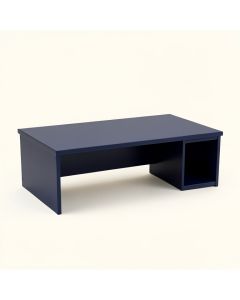 Clay Arc Desktop Monitor Riser (synthetic illustration; no displayed measurements)