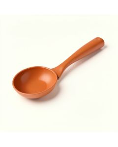 Olive Bend Cooking Spoon - Terracotta (synthetic illustration; no displayed measurements)