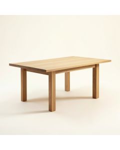 Campania Extendable Solid Oak Dining Table (synthetic illustration; no displayed measurements)