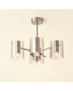 Henke Convertible 3-Light Drum Chandelier (synthetic illustration; no displayed measurements)