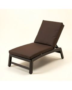 Oddger Outdoor Reclining Chaise Lounge With Cushion (synthetic illustration; no displayed measurements)