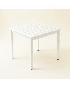 Oak Dale Compact Balcony Table - White (synthetic illustration; no displayed measurements)