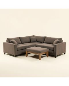Fenelia 116 '' Wide Symmetrical Modular Corner Sectional With Ottoman (synthetic illustration; no displayed measurements)