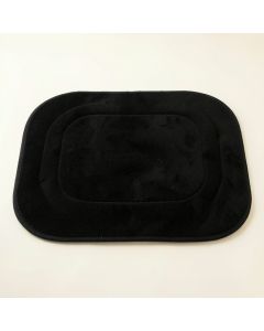 Fern Bridge Bath Mat - Black (synthetic illustration; no displayed measurements)