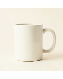 Shore Bluff Ceramic Mug - White (synthetic illustration; no displayed measurements)