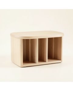 Meadow Brook Shoe Storage Bench - Beige (synthetic illustration; no displayed measurements)