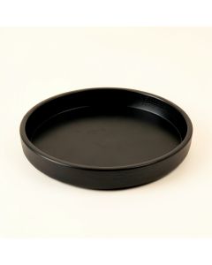 Oak Arc Serving Tray - Black (synthetic illustration; no displayed measurements)