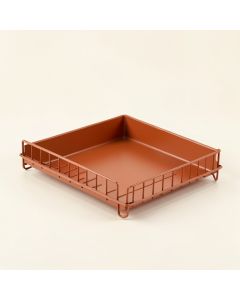 Pine Falls Empty Under-Desk Cable Tray - Terracotta (synthetic illustration; no displayed measurements)